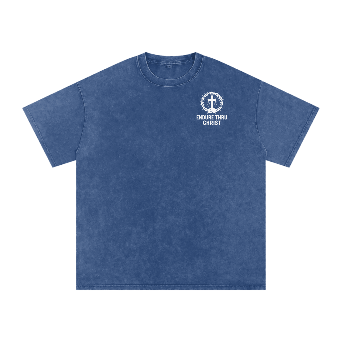 Nothing is Impossible-Acid Wash Oversize T-Shirt