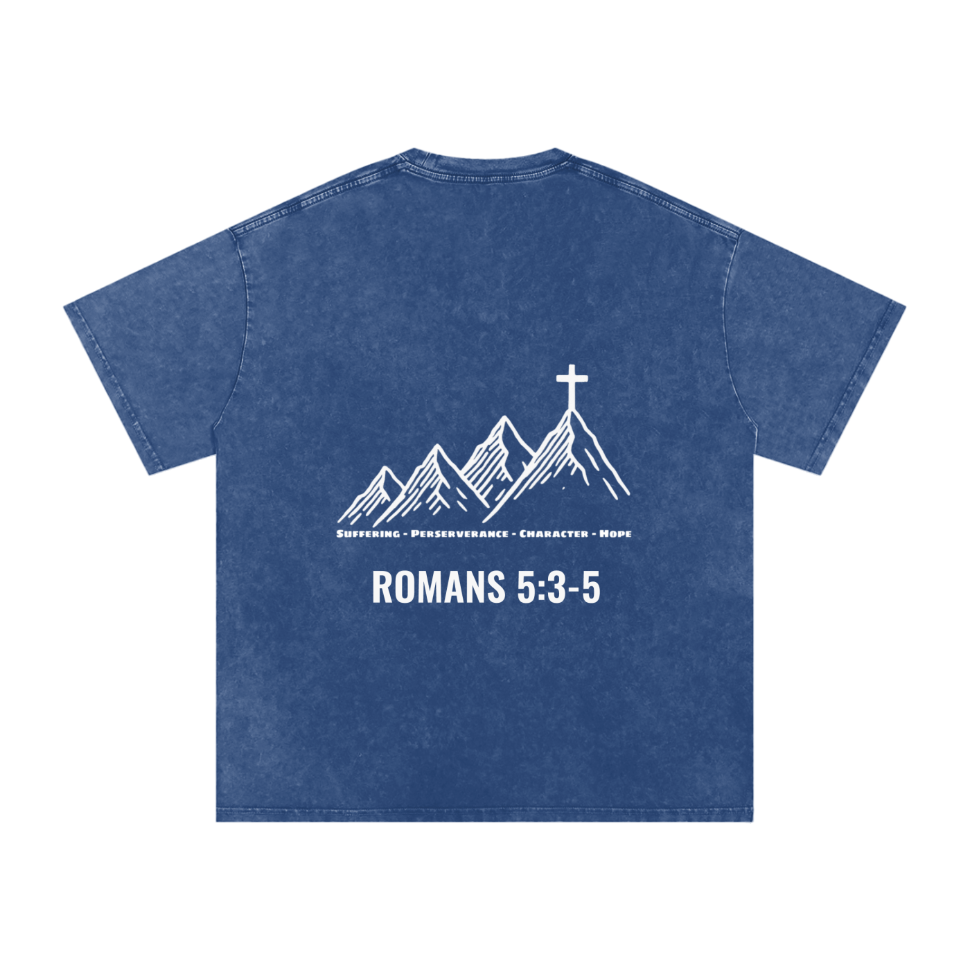 Logo- Acid Wash Oversize T-Shirt - 250 GSM
