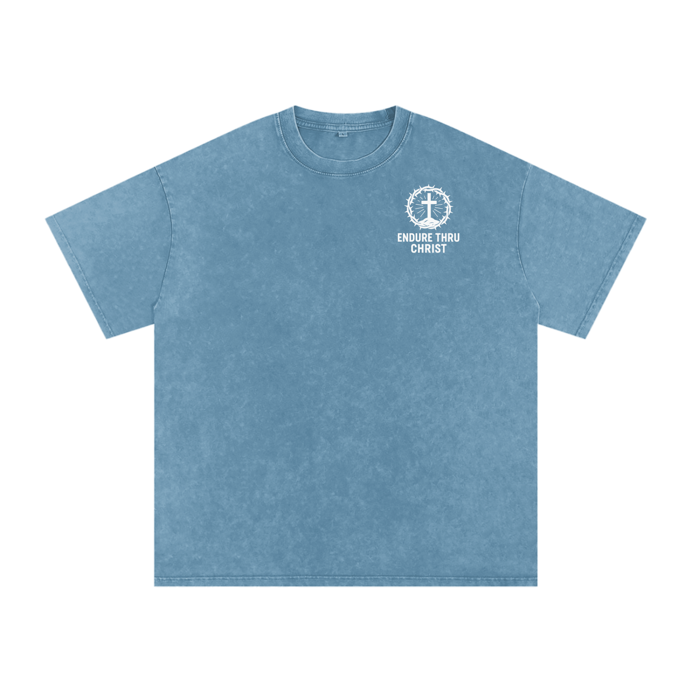 Nothing is Impossible-Acid Wash Oversize T-Shirt